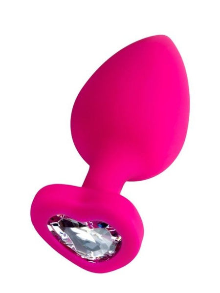 Censan Diamond Heart Anal Plug Pembe 9,5 - C-T357027