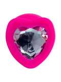 Censan Diamond Heart Anal Plug Pembe 9,5 - C-T357027