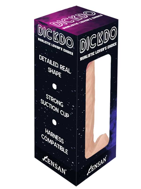 Censan Dickdo Gerçekçi Testisli Dildo Penis 19cm model1 - C-7228