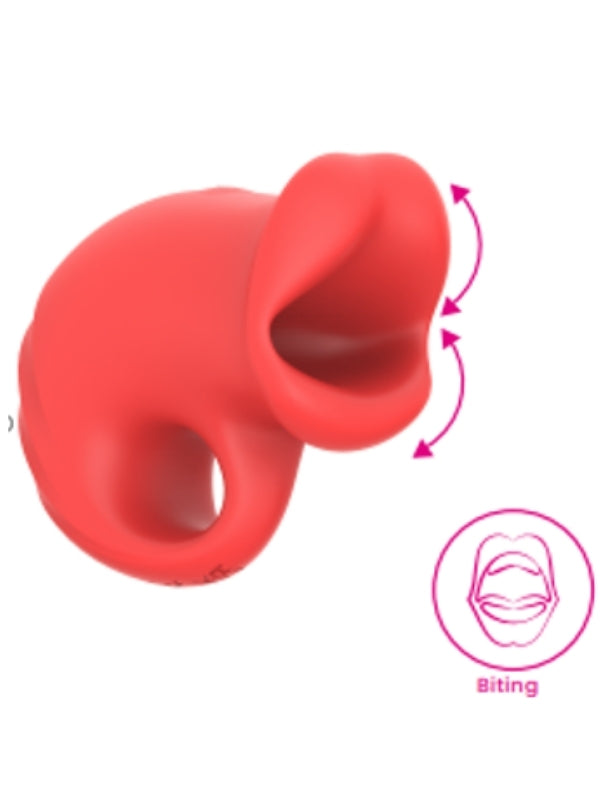 Censan Dudak Cloud 9 Şarjlı Mini Nibbling Vibratör – 10 Mod, Sessiz, IPX6 Suya Dayanıklı - C-MY-524