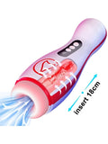Censan FoxShow M50 – Vakumlu ve Titreşimli Şarjlı Oral Mastürbatör | 7 Fonksiyon | Su Geçirmez | USB Şarjlı - C-WYSXYM50
