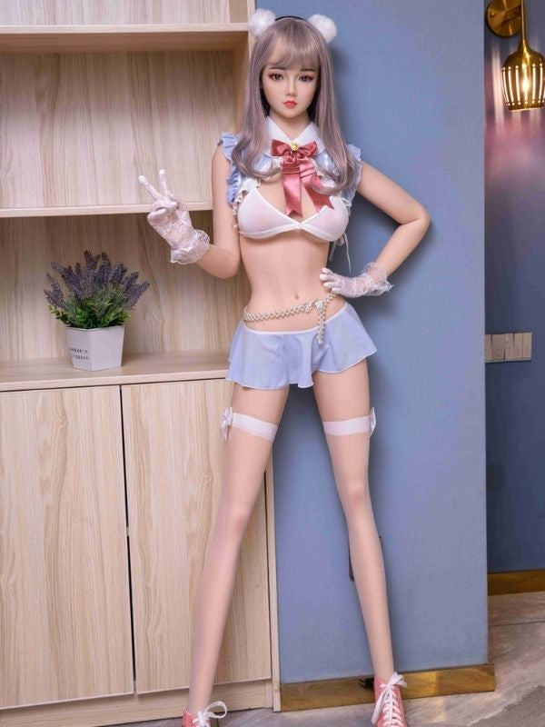 Censan Gerçekçi 148 cm Otomatik Emme, Kalça Hareketi ve Ses Özellikli Full Realistik Sex Doll Model A - C-TS161-A