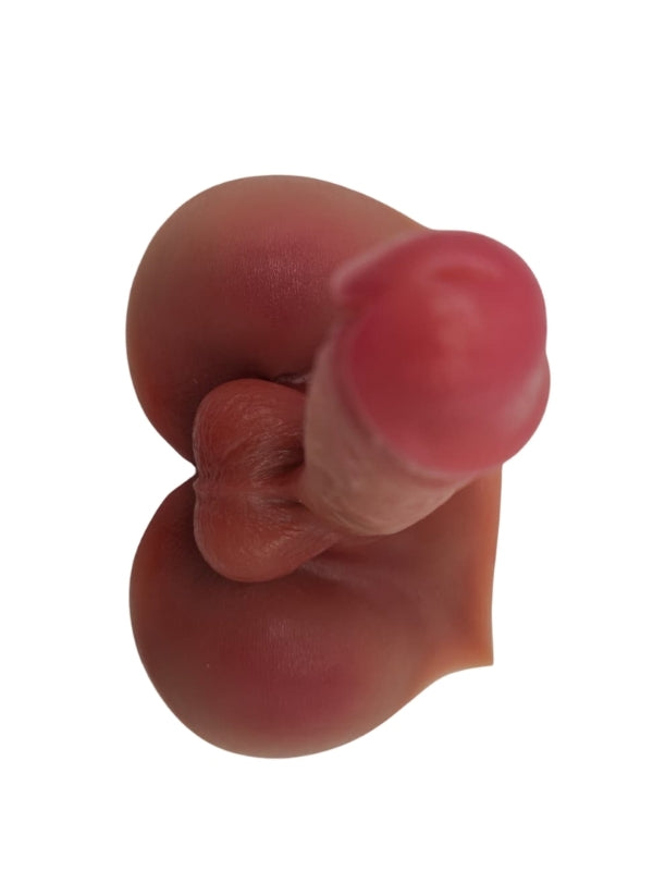 Censan Gerçekçi Yarım Vücut Dildo Mastürbatör 19 CM - C-AMP1