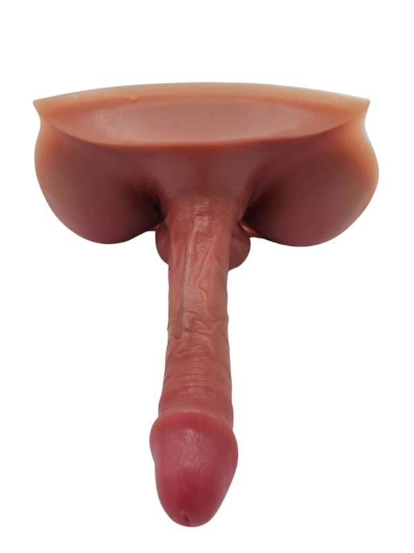 Censan Gerçekçi Yarım Vücut Dildo Mastürbatör 19 CM - C-AMP1