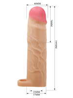 Censan Gerd Gerçek Hissiyatlı Uzatıcı Penis Kılıfı - C-BI026258