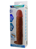 Censan Gerd Gerçek Hissiyatlı Uzatıcı Penis Kılıfı Brown - C-BI0262581