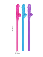 Censan Jokes & Parties Original Willy Straws – Pack of 9 Dildo Pipet - C-LV765001C