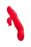Censan Jos Redli 21cm Kırmızı Klitoral Uyarıcılı Vibratör - C-T783034