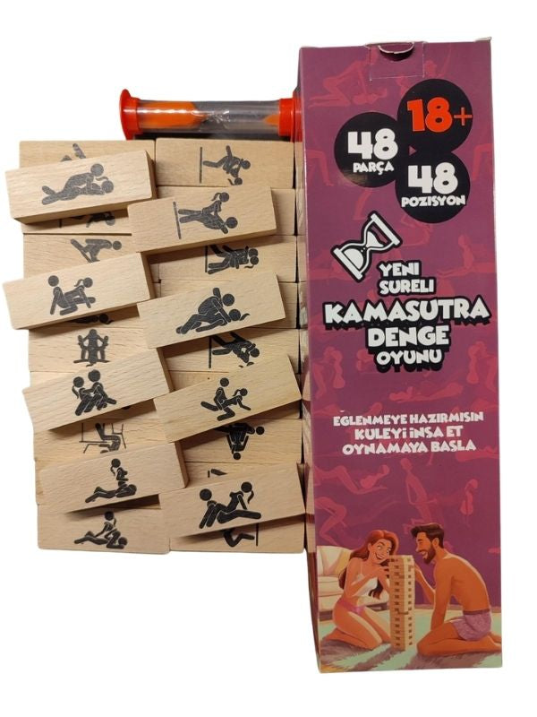 Censan Kamasutra Denge Oyunu  48 Pozisyonlu Yetişkin Eğlence Oyunu - C-0106