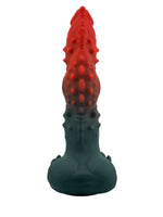 Censan Kırmızı Siyah Canavar Dildo Model 1 - C-7415