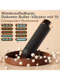 Censan Kumandalı USB Şarjlı 10 Modlu %100 Su Geçirmez Vibratör Siyah - C-7885S