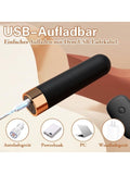 Censan Kumandalı USB Şarjlı 10 Modlu %100 Su Geçirmez Vibratör Siyah - C-7885S