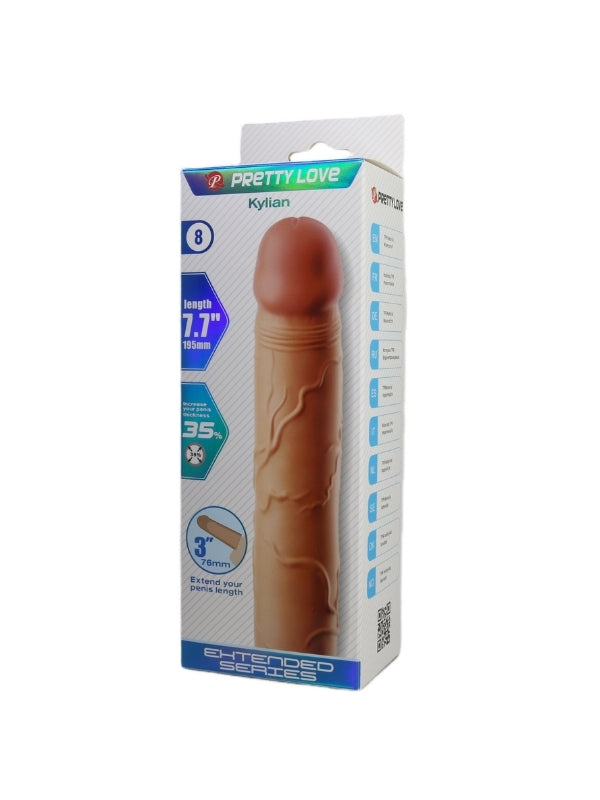 Censan Kylian Gerçek Hissiyatlı Uzatıcı Penis Kılıfı - C-BI026257
