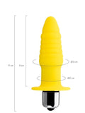 Censan Lancy Anal Plug Sarı,11 cm - C-T358008