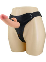 Censan Mavis 5cm Dolgulu Realistik İçi Boş Protez Strapon Belden Bağlamalı - C-BW022099N