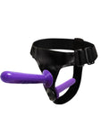 Censan Mor Double Dong Titreşimli Belden Bağlamalı Çift Taraflı Bisex Dildo Vibratör model 2 - C-7676