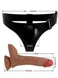 Censan Oher Fışkırtmalı & Titreşimli Belden Bağlamalı Dildo Vibratör - C-BW022103P