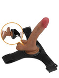 Censan Oher Fışkırtmalı & Titreşimli Belden Bağlamalı Dildo Vibratör - C-BW022103P