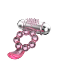 Censan Plasure Tongue Titreşimli Klitoris Uyarıcılı Şeffaf Penis Kılıfı - C-BI014075