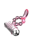 Censan Plasure Tongue Titreşimli Klitoris Uyarıcılı Şeffaf Penis Kılıfı - C-BI014075