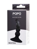 Censan POPO Bootes Anal Plug silikon siyah 10 cm - C-T731434