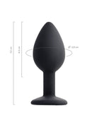 Censan POPO Norma Anal Plug silikon siyah 7,2 cm 25 gr - C-T731438