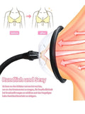 Censan Pussy Pump Premium Fun Çift Başlıklı Vajina & Gööğüs Pompası - C-3121