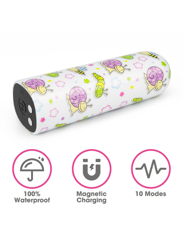 Censan Rechargeable Snails Massager Kurşun Vibratör - C-LV230211
