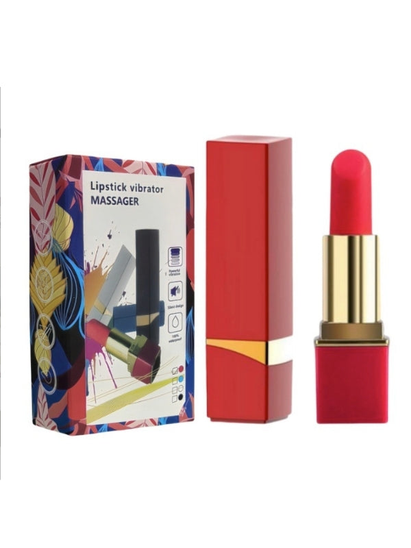 Censan Ruj Şeklinde Mini Vibratör – 10 Mod, Şarjlı, Gizli Tasarım, Güçlü Titreşim - C-YQW-484