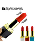 Censan Ruj Şeklinde Mini Vibratör – 10 Mod, Şarjlı, Gizli Tasarım, Güçlü Titreşim - C-YQW-484