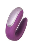 Censan Satisfyer Double Fun Telefon Kontrollü ve Uzaktan Kumandalı Violet Vibratör - C-TJ2008-15-3