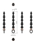 Censan Silikon Anal Plug Seti – Kademeli Tasarım, Ergonomik Tutma Halkası, Esnek ve Yumuşak - C-MY-813