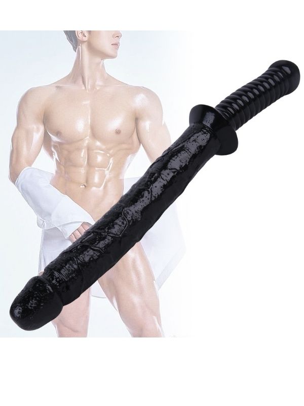 Censan Siyah Renk 38 cm Jop Dildo Model No:1070 - C-7855S
