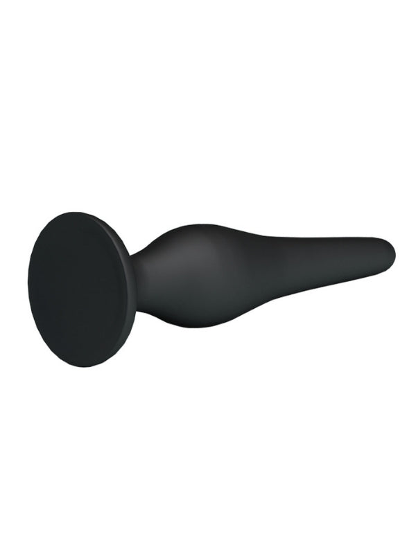 Censan Siyah Silikon Anal Tıkaç Set - C-BI014456H