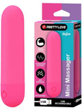Censan Stefan Mini Massager Bullet Vibratör Kırmızı - C-BI300085K