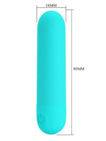 Censan Stefan Mini Massager Bullet Vibratör Mavi - C-BI300085M