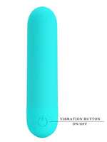 Censan Stefan Mini Massager Bullet Vibratör Mavi - C-BI300085M