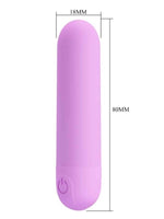 Censan Stefan Mini Massager Bullet Vibratör Mor - C-BI300085MM
