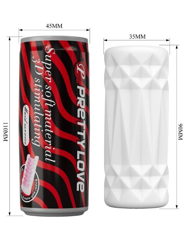 Censan Super Soft Material 3d Stimulating Kola Kutusu Şeklinde Mastürbatör - C-BM00900T88