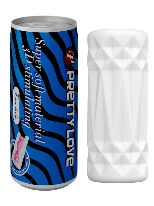Censan Super Soft Material 3d Stimulating Kola Kutusu Şeklinde Mastürbatör Mavi - C-BM00900T881