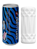 Censan Super Soft Material 3d Stimulating Kola Kutusu Şeklinde Mastürbatör Mavi - C-BM00900T881