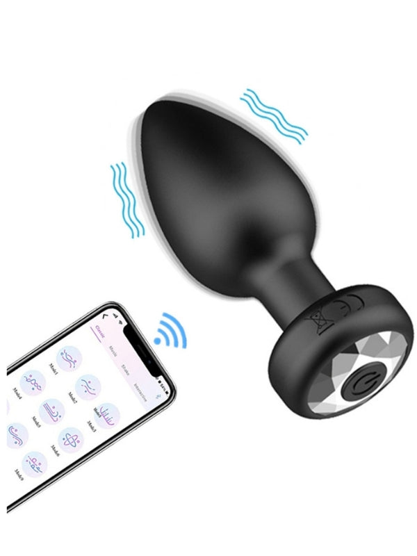 Censan Telefon Kontrollü Titreşimli Anal plug 1 - C-7643