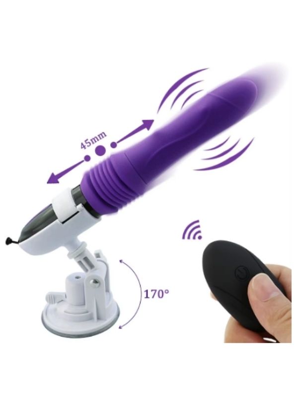 Censan Telescopic Uzaktan Kumandalı Seks Makinesi Vibratörü - C-0071