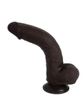 Censan Ultra Gerçekçi 24 Cm Brown Melez Kıkırdaklı Dildo - C-317003