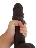 Censan Ultra Gerçekçi 24 Cm Model2 Brown Melez Kıkırdaklı Dildo - C-317004
