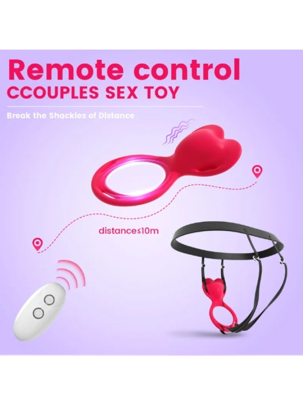Censan Uzaktan Kumandalı Giyilebilir Panty Vibratör – Çift Uyarım, 10 Mod, Şarjlı, Sessiz, IPX6 - C-MY-940