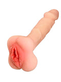 Censan Vajina Girişli Dolgulu Realistik Penis Kılıfı Mastürbatör 20CM - C-8222