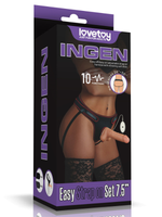 Censan Vibrating Easy Strapon Set  7.5 İnç Belden Bağlamalı Model2 - C-LV715117