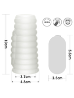 Censan Vibrating Wave Knights Ring (Beyaz) - C-LV343114