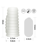 Censan Vibrating Wave Knights Ring (Beyaz) - C-LV343114